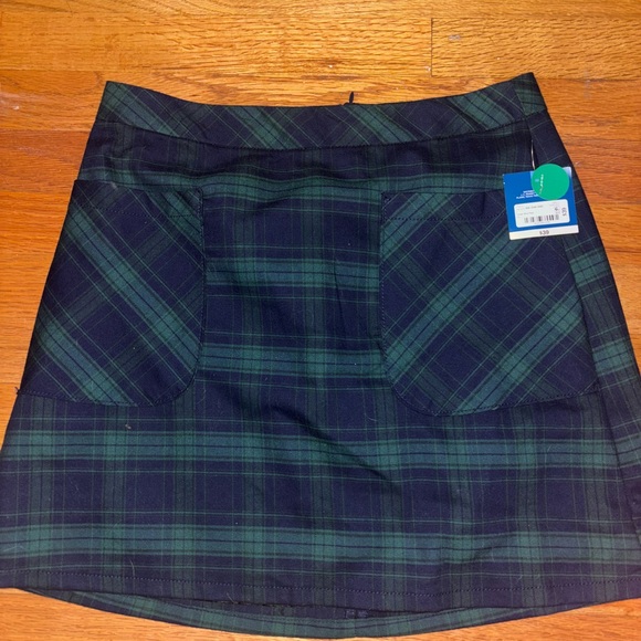 Arizona Jean Company Dresses & Skirts - Plaid Green and Black Women's Skort